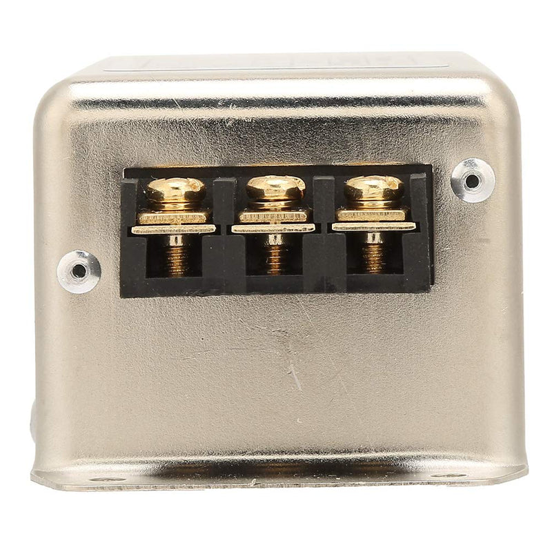 Nikou Mains Filter, 115V/250V 10A 50/60Hz Single Pole/Two-Pole EMI Filter Connector for Most Digital Devices