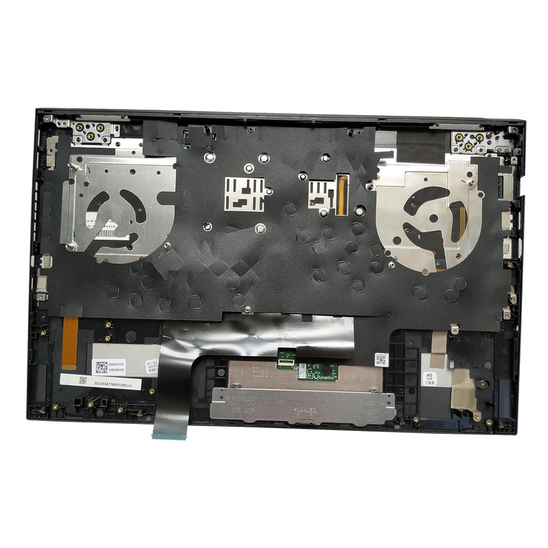 Replacement for HP OMEN 15-EK 15-EN 15Z-EN100 Laptop Upper Case Palmrest RGB Backlit Keyboard Touchpad Assembly Part M00667-001 Black
