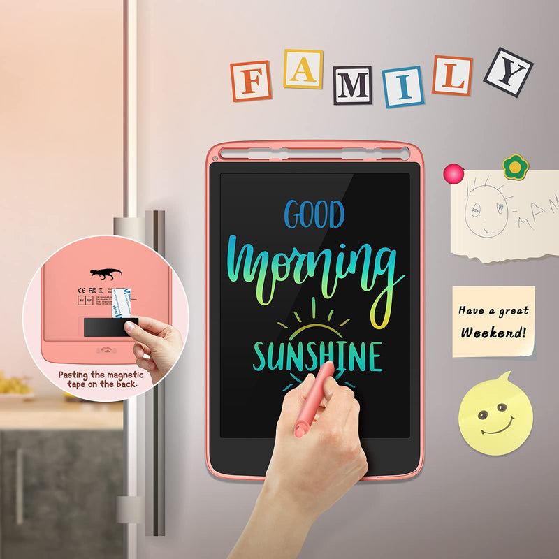 2 Pack LCD Writing Tablet, Colorful Screen Doodle Board 8.5 Inch Drawing Tablet for Kids, Learning Toys Birthday Gifts Travel Activity Games for 3 4 5 6 Year Old Boys and Girls Toddlers