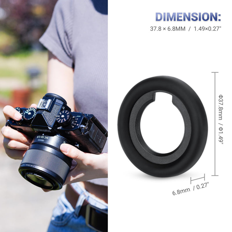 JJC 2-Pack DK-33 Eyecup Eye Cup Eyepiece for Nikon Zf Z8 Z9 Cameras, Z8 Z9 Zf Round Eyepiece Viewfinder Extender, Replaces Nikon DK-33 Eyecup, Soft Silicone Material, Not Affect The Use of LCD Screen Nikon DK-33 Eyecup Replacement