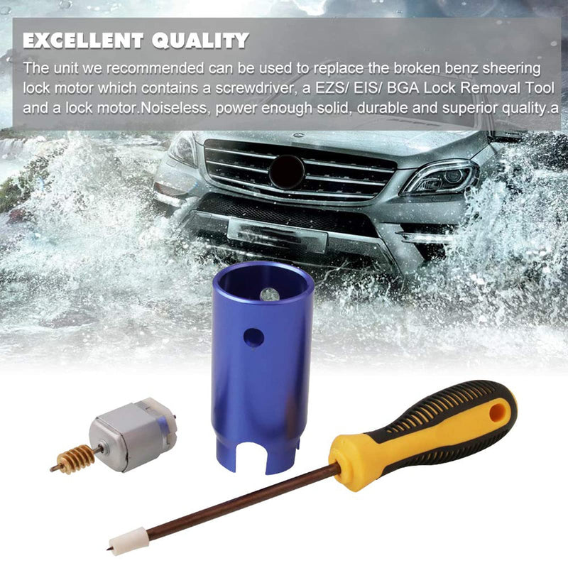 [AUSTRALIA] - 3 in 1 ELV Steering Wheel Lock Electric Motor,Direction Lock Motor Lock Disassembler Pin Disassembler for Mercedes Benz Ignition Lock Dowel Pin Removal Tool Kit 