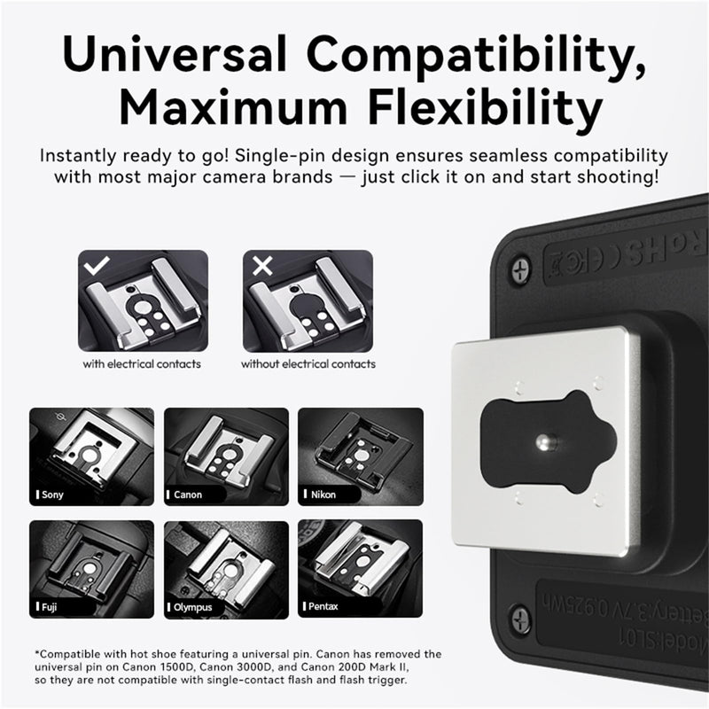 ULANZI SL03 Camera Mini Flash and CU01 Camera Cooler Kit