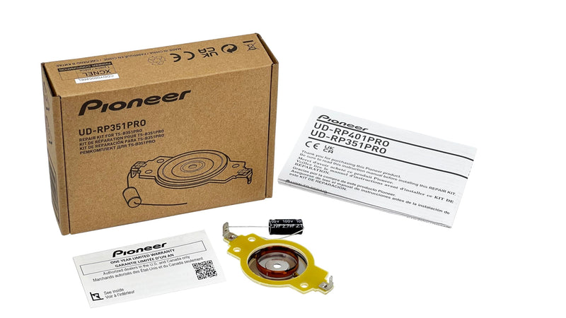 PIONEER UD-RP351PRO P.R.O. Series Speaker Repair Kit | Replacement Diaphragm for TS-B351PRO 3-1/2" P.R.O. Series Bullet Tweeter 3.5" Tweeter Repair Kit
