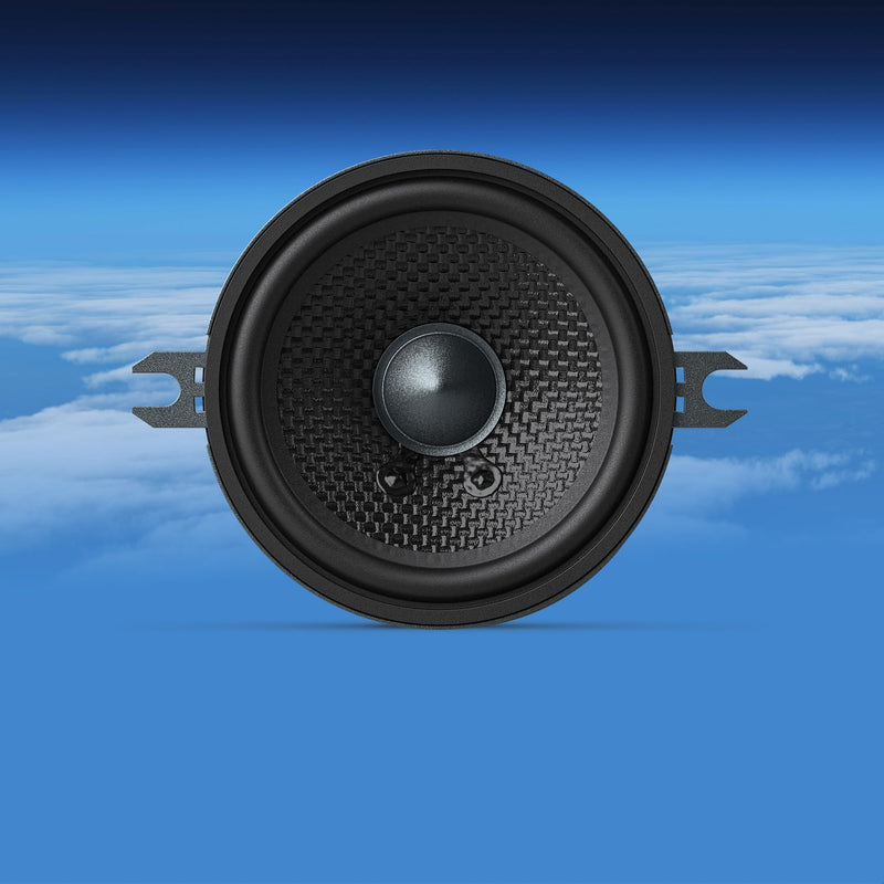 AudioControl Altitude Series 2.75" Component Car Speakers Set (Pair), 50W RMS, 4 Ohms, Easy Installation, Crossover Included, Shallow Mount Compact Midrange Speakers for Truck or Car Audio System