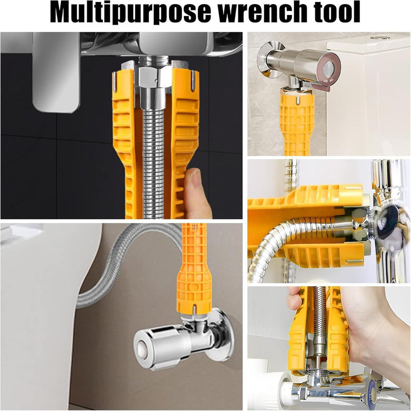 SZZETK 14 in 1 Tap Key, Tap Key, Multifunctional Tap Key, Tap Key for Sink Toilet Bowl Sink Kitchen Sanitary