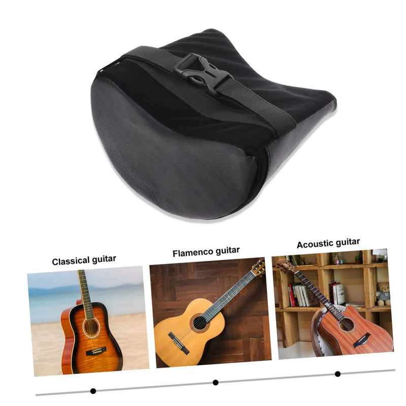 Foot Stand for Guitar Lap Guitar Ukulele Cushion Classical Rest Mat Arm Pad Floor Mat Black Guitar Playing Rest Pad Guitar Leg Rest Guitar Foot Rest Classical Guitar Cushion