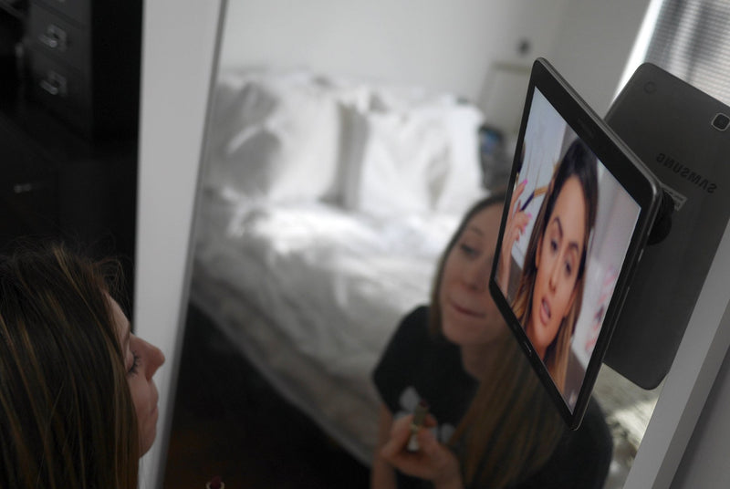 The Original Dual Magnetic Movable Phone Holder and Tablet Mount (Rose Gold) Rose Gold