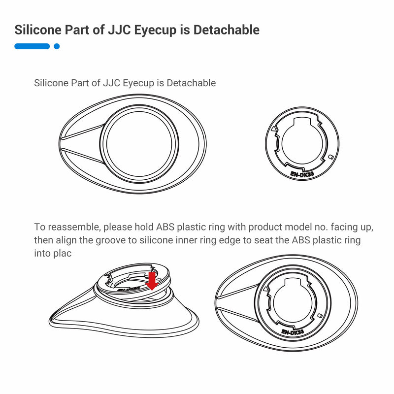 Eyecup Eyepiece Viewfinder for Nikon Z8 Z9 Zf Z f Camera Replaces Nikon DK-33 Eye Cup, Oval Shape Soft Silicone and 360° Rotatable Design【Upgrade Version】 For Nikon Z8/Z9