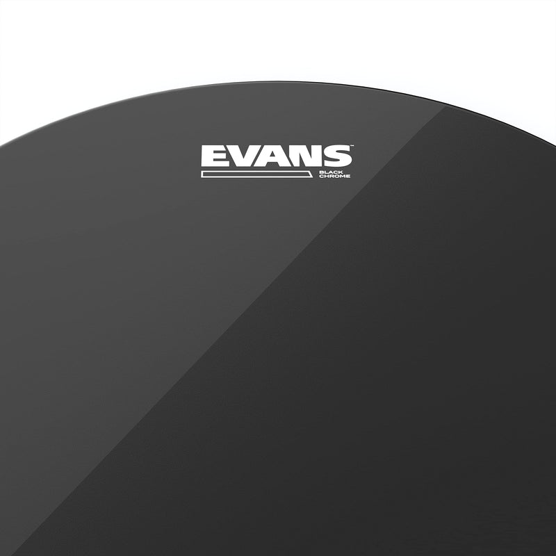 [AUSTRALIA] - Evans Drum Heads - Black Chrome Tom Drumhead, 16 Inch 16-Inch 