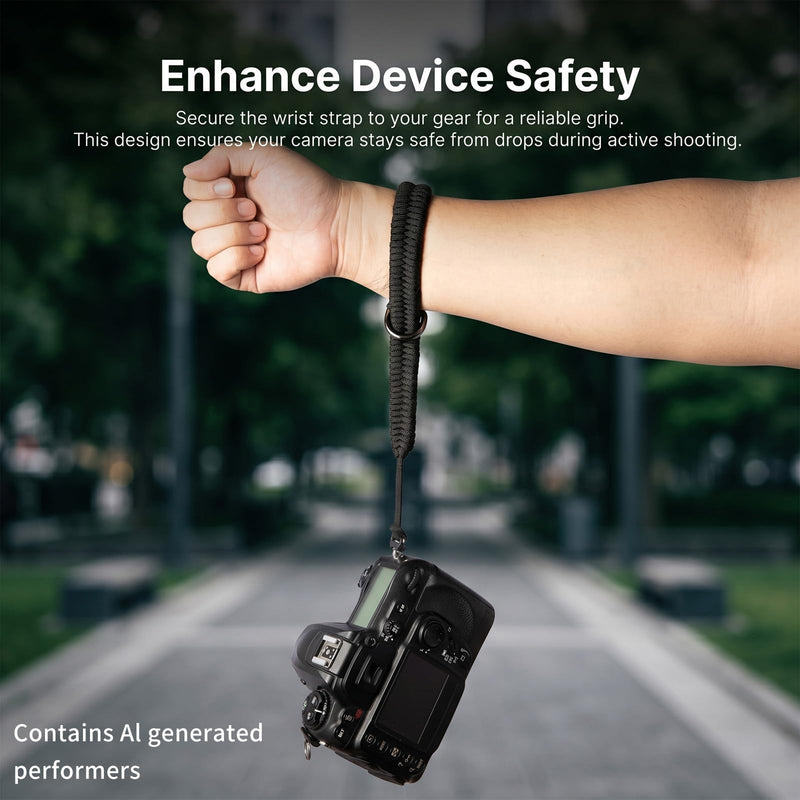 Camera Wrist Strap with 3 Secure Connectors | Camera Strap Wrist for Digital Mirrorless Cameras