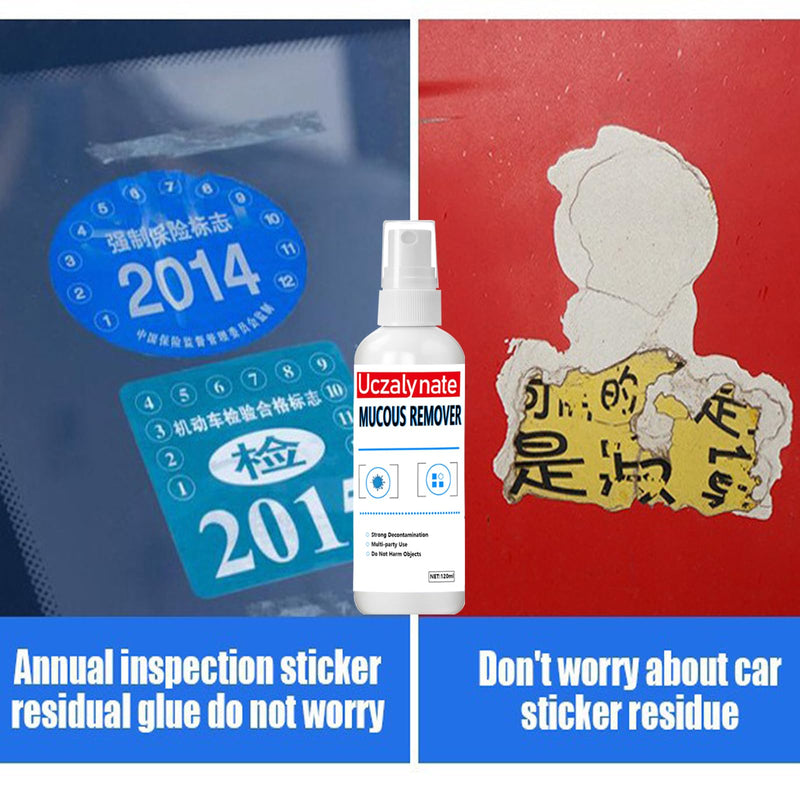 Adhesive Remover, Label Remover, Superglue Remover, Quickly Removes Stubborn Labels, Label Remover, Adhesive Residues and Stickers from All Smooth Surfaces, 120 ml, 2 Pieces