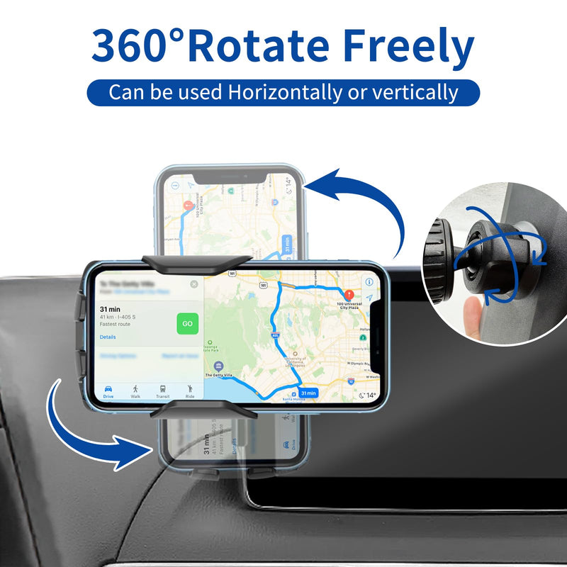 Car Phone Holder for 2014-2016 Mazda 3/2016-2021 CX-3（7 inch Screen），for Smartphone Cradle Auto Accessories Bracket Anti-Shake，360 Degree Rotation，for All Cell Phones