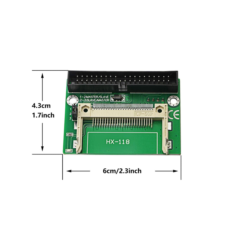 [AUSTRALIA] - SinLoon CF to IDE Adapter CF Memory Card to 3.5 IDE to CF Card Reader - CF to IDE Converter （3.5IDE/Male） 