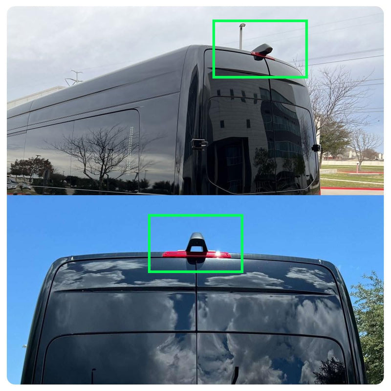 A907820120 Rear Roof Camera Housing for Freightliner & Mercedes-Benz Sprinter 1500 2500 3500 Van 2019-present, OE Brake Light Backup Cam Replaces 90782040019051 90782012019051 by GreenYi