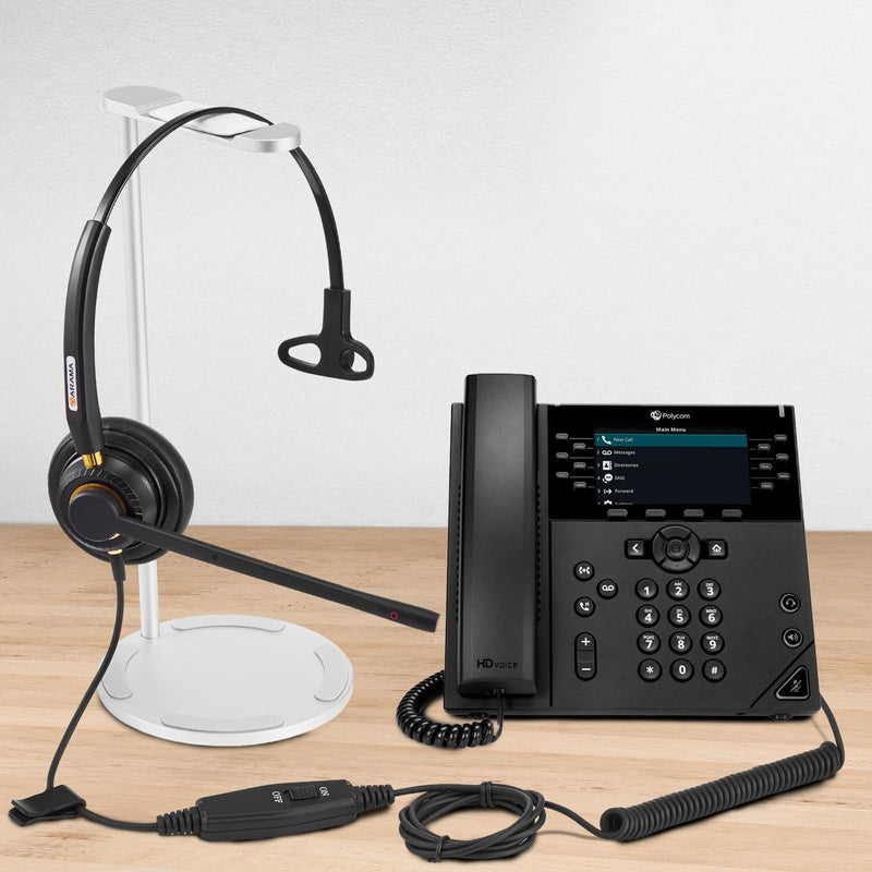 [AUSTRALIA] - Arama Phone Headset for Cisco Landline, Noise Canceling Microphone Mute Switch Telephone Headset Compatible with Cisco IP-7821 7841 7942G 7931G 7940 7941G 7945G 7960 7961G 7962G 7965G 7975G 8811 8841 