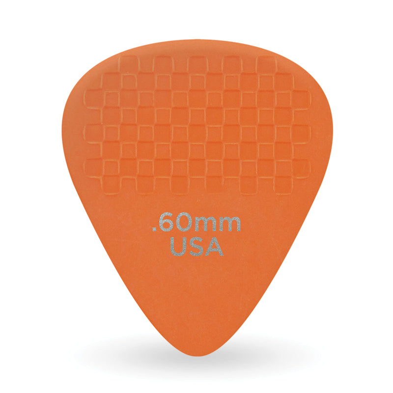 D'Addario DuraGrip Guitar Picks - Guitar Accessories - Grip Stamped - Guitar Picks with Grip for Acoustic Guitar, Electric Guitar, Bass Guitar - 25-pack, 0.60mm-Light
