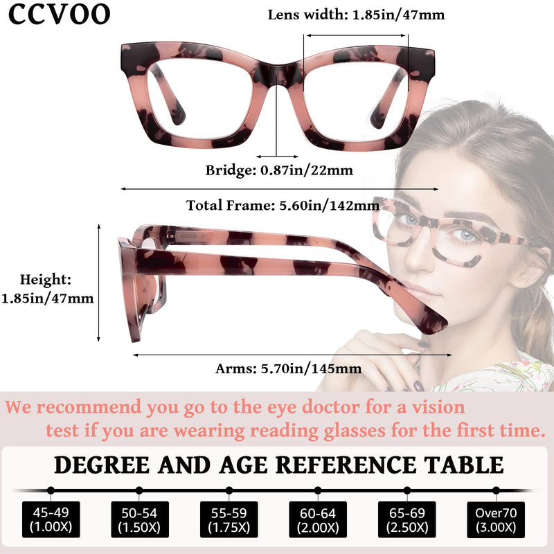 6 Pack Oprah Style Reading Glasses for Women Blue Light Blocking Computer Square Readers with Spring Hinge Men (A1 Mix, 1.5) A1 Mix 1.5 x