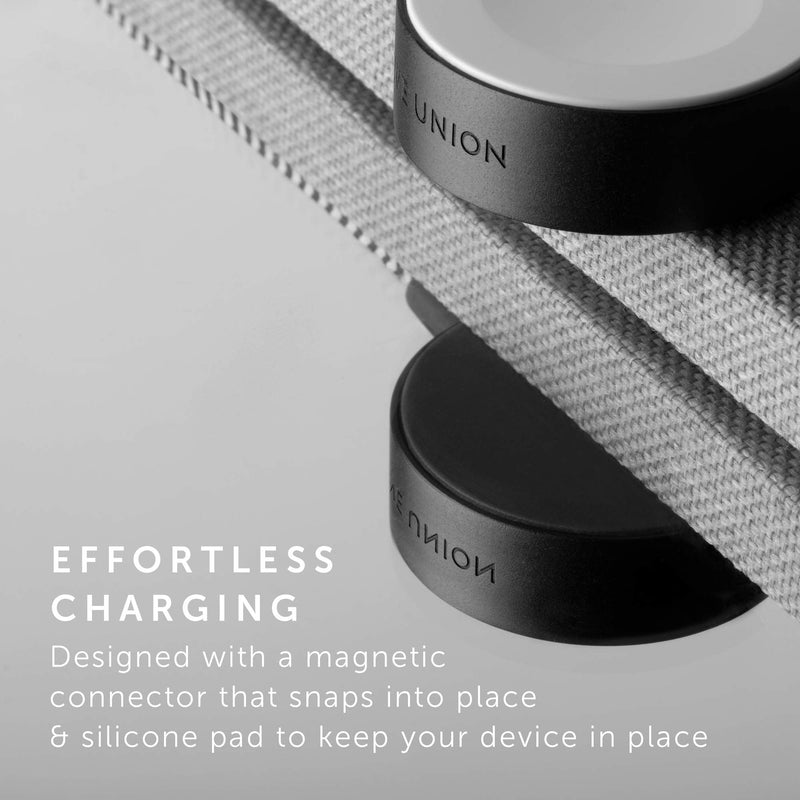 Native Union Belt Watch Cable - 4ft Ultra-Strong Reinforced [MFi Certified] Durable USB Charging Cable Compatible with Apple Watch, Leather Strap (Zebra) Zebra