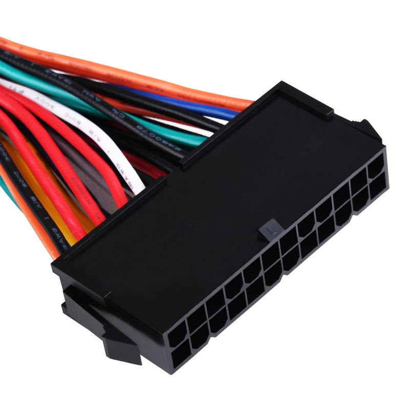 Silverstone SST-PP10 - Power Supply Adapter Cable, Dual 24-pin Socket + Single 24-pin Plug, for The Operation of Two Power Supplies