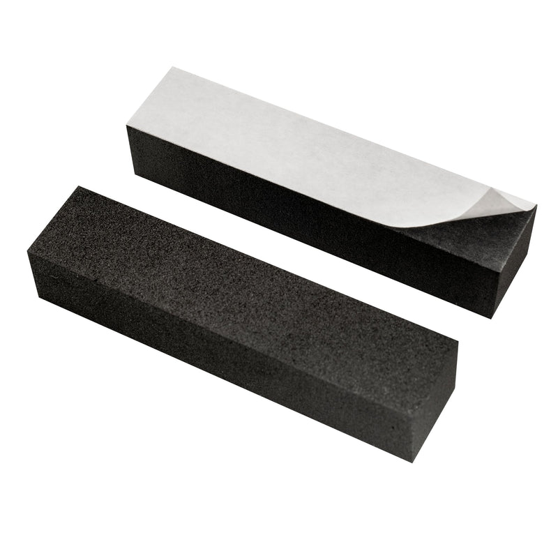 Musiclily Pro 80x18x15mm Bass Pickup Height Foam Self-Adhesive EVA Foam Anti-Vibration Foam for Jazz Bass Pickup, Black (Set of 10) For JB Pickup