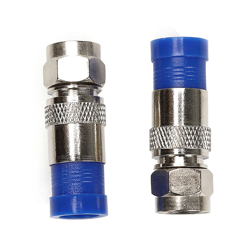 RG6 Compression F Type Straight Antenna Cable Connector Coax Adapter Pack of 20