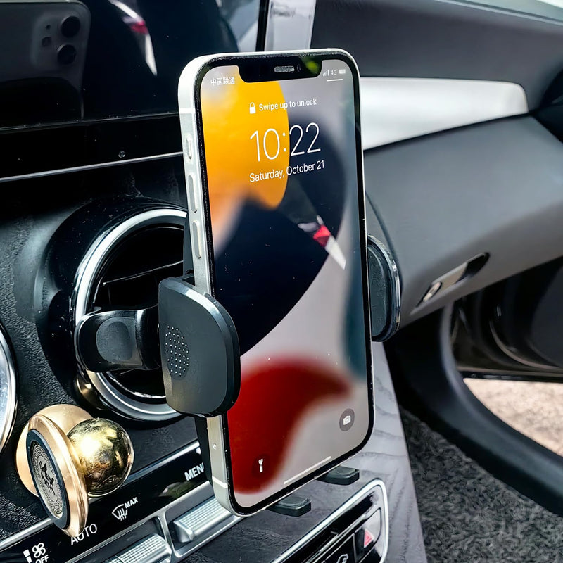 Car Cell Phone Holder Mount for Ford F150 2009-2014 Accessories | for F-150 Expedition 2003-2017 Volkswagen VW Tiguan 2007-2015 Mazda 6 2004-2012 Circular Air Vents Cellphone Stand
