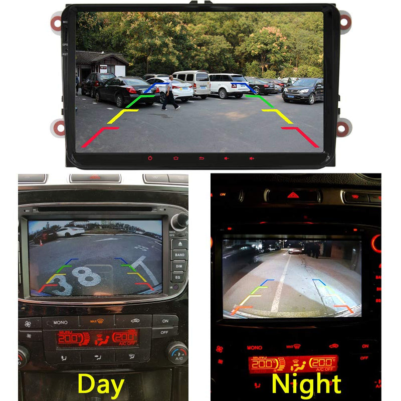 AHD1080P Backup Camera for Lexus IS200 IS300 ES300 ES330 GS300 GS400 GS430 LS430 HS250h CT200h Toyota Vios/Yaris Sedan Prius, License Plate Light Replacement, Night Vision, Wide Angle, HD, IP69