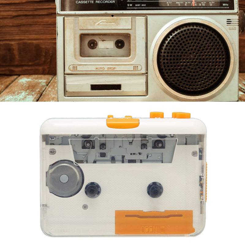 Portable Cassette Player, Cassette Audio Player Tape to MP3 Converter Compatible with Laptops Computer, Convert Mixtapes/Tape Cassettes to for /MP3