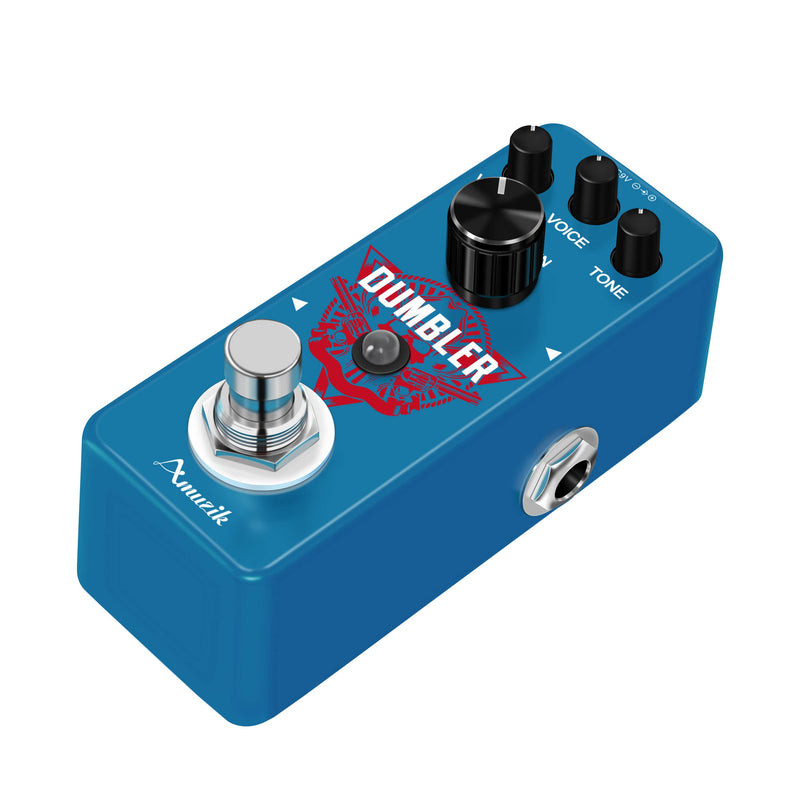 [AUSTRALIA] - Amuzik Guitar Dumbler Effect Pedal for Electric Guitar Analog Dumbler Effects Pedals with Amp simulator Effect Overdrive Pedals of Ture Bypass 