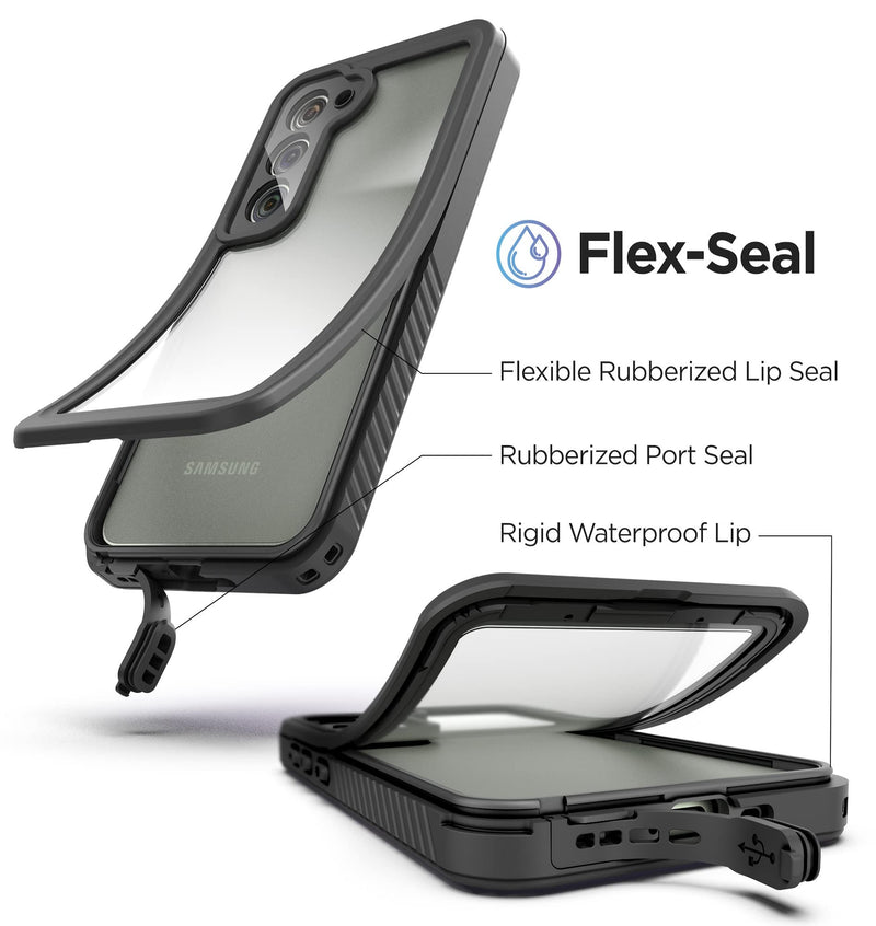 Encased Waterproof Samsung Galaxy S23 Belt Case with Phone Holster Clip and Built-in Screen Protector (IP68 Submersible) (2023 Galaxy-S23 6.1inch) (Galaxy S23)