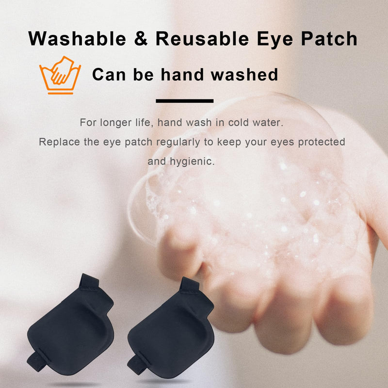 Eye Patch, 2PCS Medical Eye Patches for Adults Kids, 3D Amblyopia Lazy Eye Patches for Right Eye (Right)