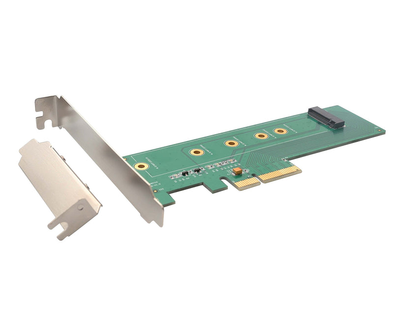 I/O Crest M.2 NGFF PCIe SSD to PCI Express 3.0 x4 Host Adapter Card - Support M.2 M-Key PCIe (NVMe or AHCI) Type 22110, 2280, 2260, 2242