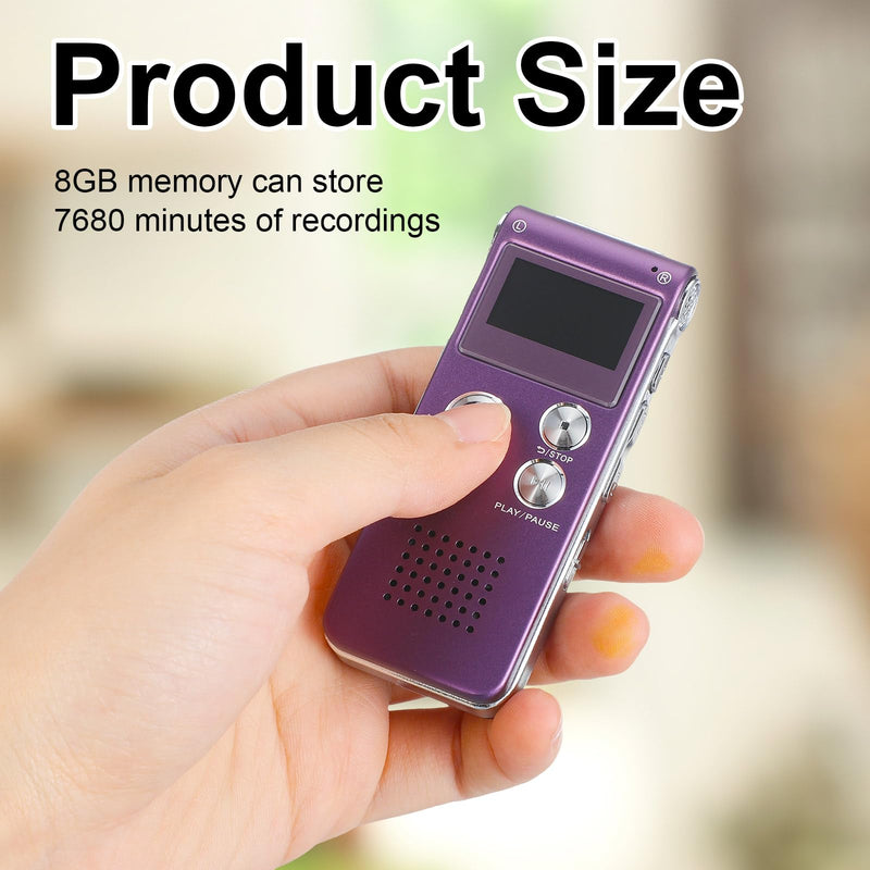 Ghost Hunting Equipment Paranormal Equipment Spirit Box for Ghost Hunting Digital Evp Voice Activated Recorder Rechargeable Recorder Device with Microphone, 8GB
