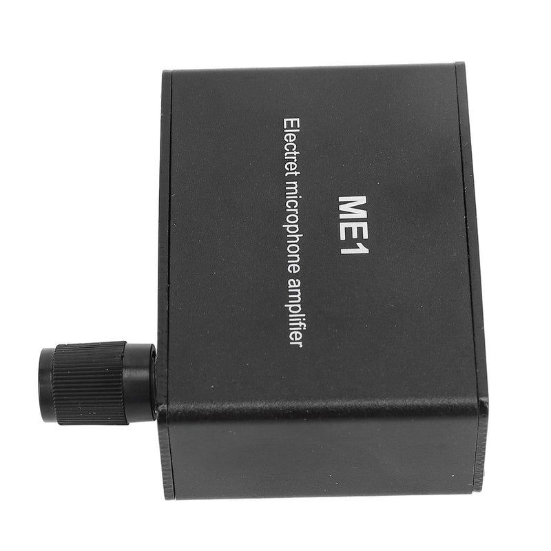 Microphone Preamp, Electret Microphone Amp, Adjustable Gain 0-20db Sound Amplifier, Audio, Microphone Preamplifier for Podcast, Livestream, Broadcasting