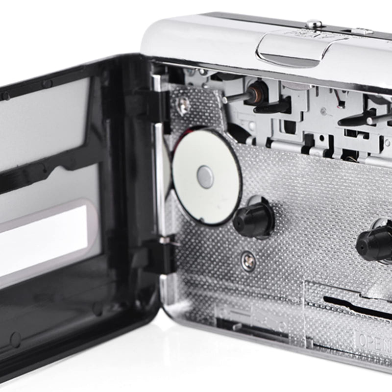 [AUSTRALIA] - Cassette to MP3 Converter with USB Power Supply, Plug and Play Tape Player for MP3 Conversion, Includes Audacity Software 