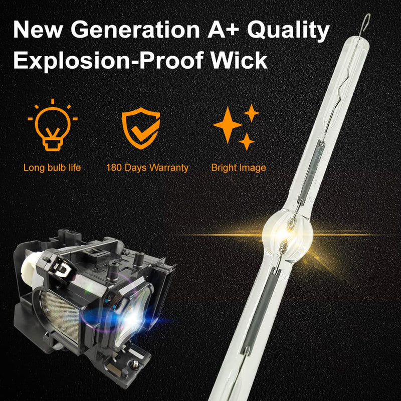 CTLAMP A+ Quality VT85LP / 50029924 Replacement Projector Lamp Bulb with Housing Phoenix Burner Compatible with NEC VT480 VT490 VT491 VT580 VT590 VT595 VT695 VT495 VT480G VT490G VT491G VT580G VT590G