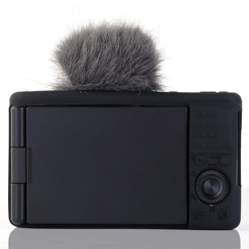 Camera Case for Sony ZV-1, Sony ZV1 Camera Case Digital Camera Anti-Scratch Slim Fit Soft DSLR Camera Sleeve with ZV1 Screen Protector (Black) Black