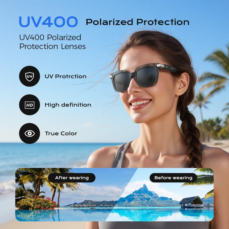 XO Polarized Sunglasses Built-in Mic & Bluetooth Speaker