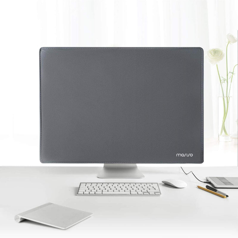 MOSISO Monitor Dust Cover 32, 33, 34, 35 inch Anti-Static Dustproof LCD/LED/HD Panel Case Computer Screen Protective Sleeve Compatible with 32-34 inch PC, Desktop and TV, Space Gray 32-35 inch