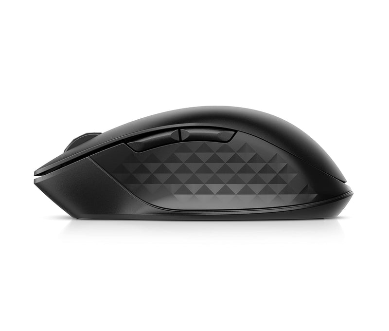 HP 430 Multi-Device Wireless Mouse - Black - Bluetooth 5.2 & 2.4GHz Wireless USB Receiver, up to 4000 DPI Blue Sensor, Customizable Buttons, 2-Year Battery, PC, Laptop, Mac, Chromebook (3B4Q2AA#ABL)