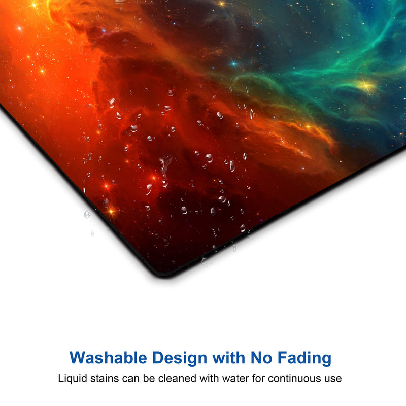 Shalysong Cool Galaxy Mouse Pad Personalized Custom Design Computer Laptop Mouse Pad Non-Slip, Washable 9.7 x 7.9 inch Square galaxy