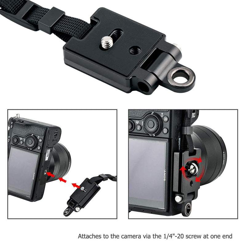 [AUSTRALIA] - Mirrorless Camera Hand Grip Strap for Sony A7CII A7RV A7IV A9III A6700 A6600 A6500 A6400 A6300 A6100 A6000 ZV-E1 A7SIII A7RIV A7 III II A7SII A7R A7S A9II Fuji X-S20 X-T30II XS10 X-T5 X-T4 GFX100S 50R 