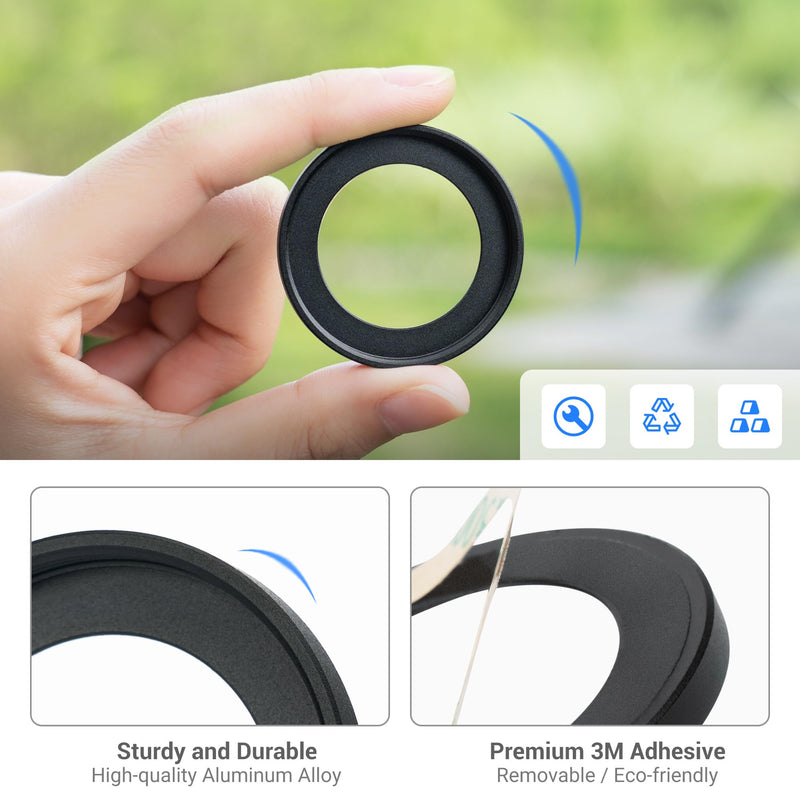 [AUSTRALIA] - Adherent Thread Filter Adapter Lens Adapter Ring for Canon V10 Camera, V10 Lens Adapter Installing 37MM UV CPL ND Filter, Includes 37mm Snap-On Lens Cap & Cap Keeper String（Not Include Any Filters） 