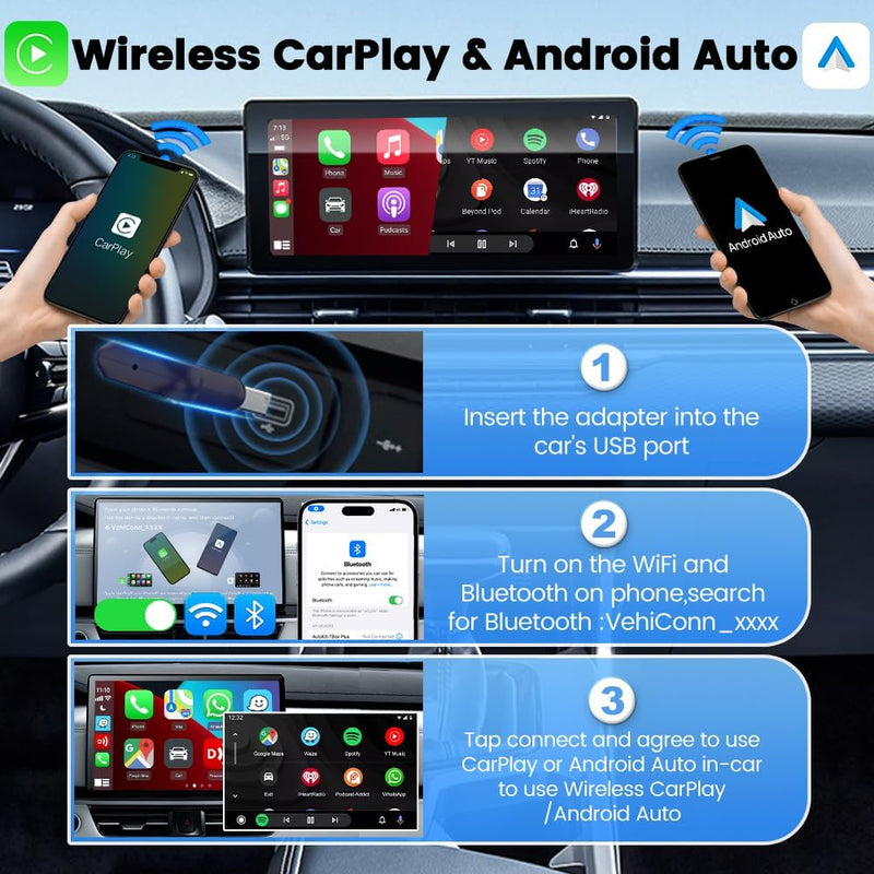 Carlinkit Mini Ultra 1 – Wireless CarPlay & Android Auto Dongle