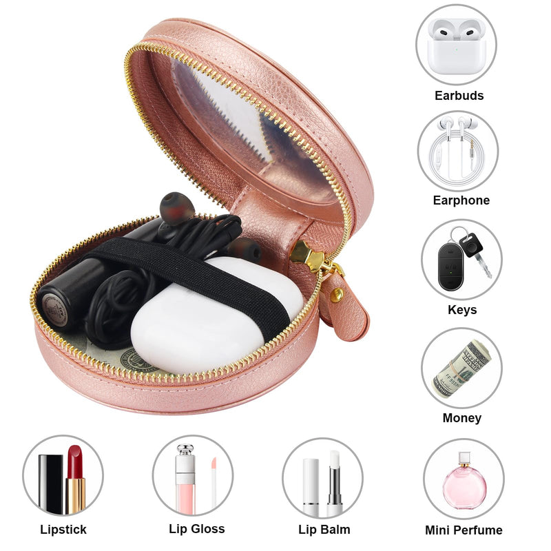 Bocasal A Stylish Crossbody Wallet Case for iPhone 15 Pro Max + A Mini Round Pouch Bag