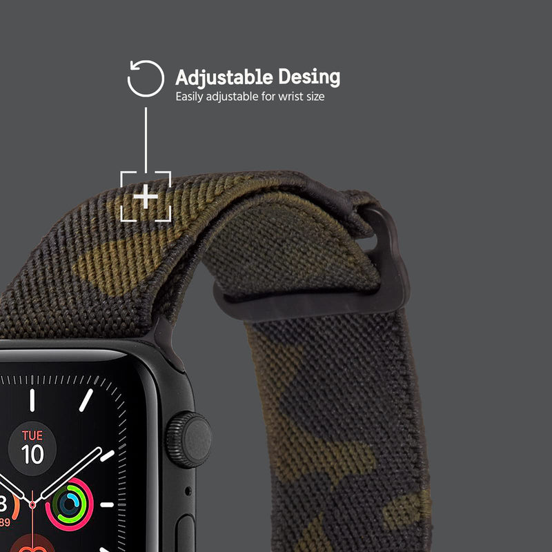 Case-Mate Pelican - Protector Series - Watch Band for Apple Watch Series 1/2/3/4/5-38-40mm - Camo Green (PP043404) 38-40mm