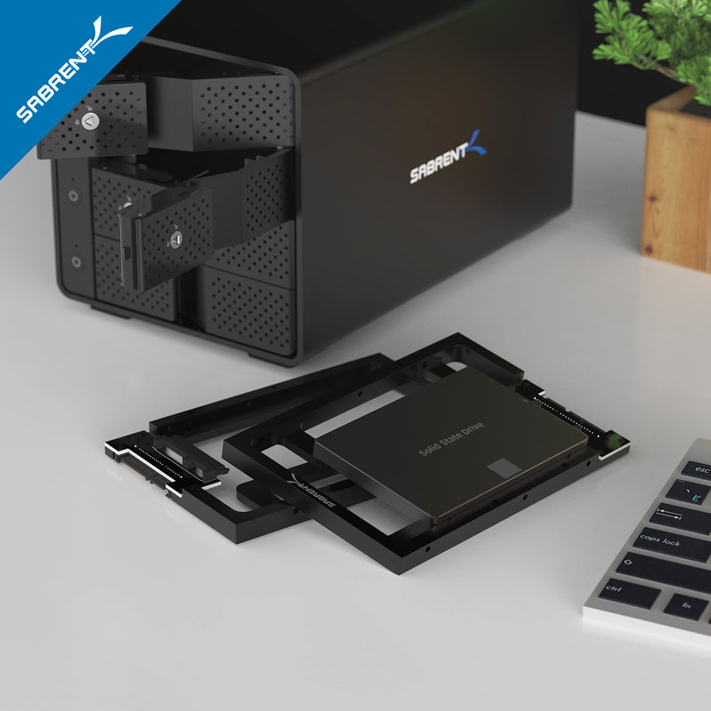 SABRENT 2.5” SSD & SATA Hard Drive to Desktop 3.5” SATA Bay Converter Mounting Kit (BK-PCBS) Server: x2 2.5" HDD/SSD to 3.5