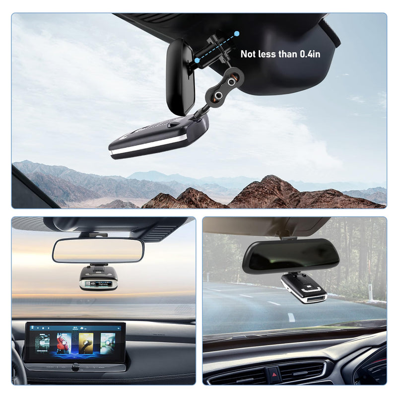 Radar Mount Mirror Mount Bracket for Escort MAX,MAX2,Older(2015-2019) MAX 360 Radar Detector（Not for 2020 Max360 or MAX360C）