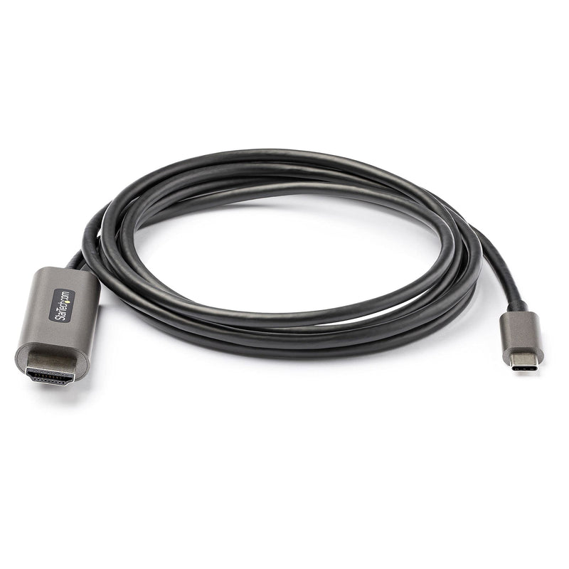 [AUSTRALIA] - StarTech.com 6ft (2m) USB C to HDMI Cable 4K 60Hz w/ HDR10 - Ultra HD USB Type-C to 4K HDMI 2.0b Video Adapter Cable - USB-C to HDMI HDR Monitor/Display Converter - DP 1.4 Alt Mode HBR3 (CDP2HDMM2MH) 6 ft 
