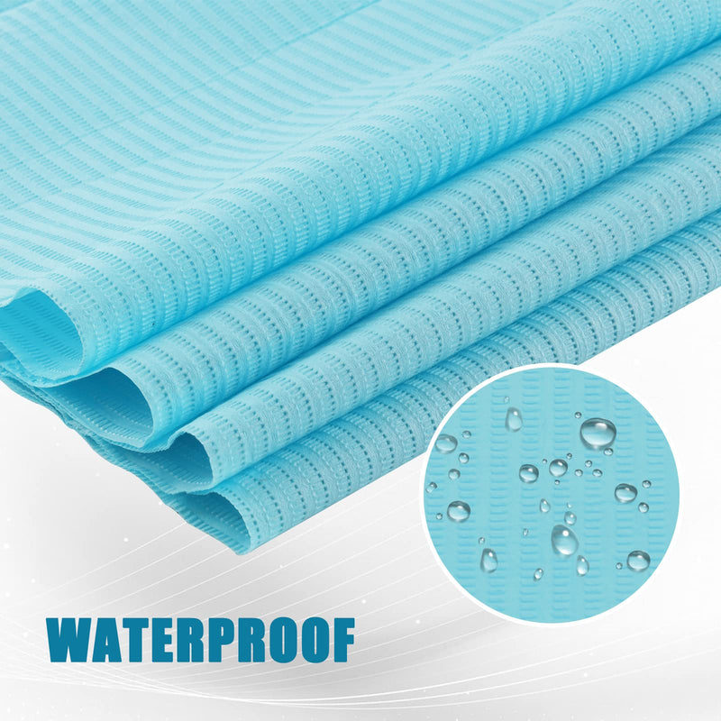 Rayyl Dental Bibs Blue Pack of 50 Disposable Waterproof Tattoo Bibs Tattoo Tablecloths Clean Pad Clean Tattoo Tray Tattoo Accessories Blue-50pcs